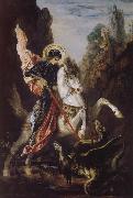 Gustave Moreau Saint George and the Dragon oil on canvas
